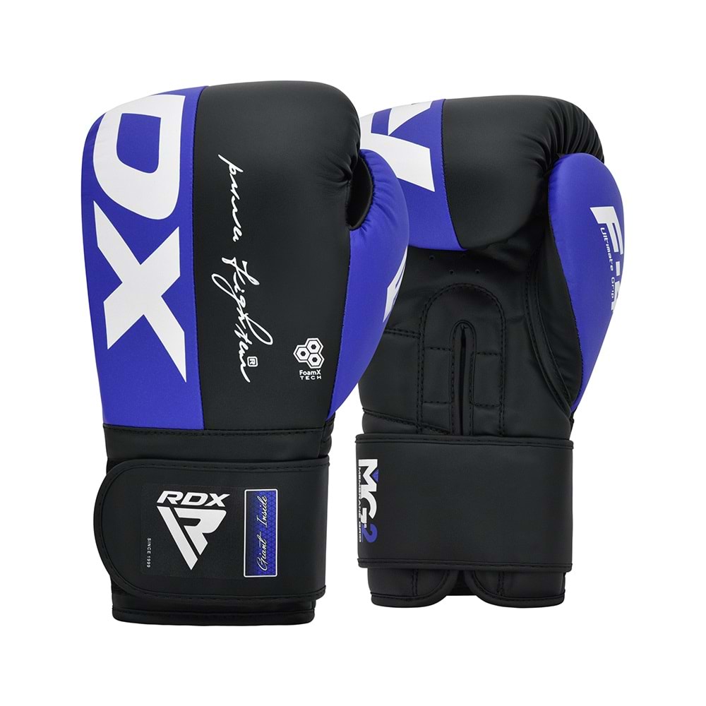 RDX REX F4 BOKS ELDİVENİ - MAVİ/SİYAH - 12 OZ - RDX0001-MAVİ/SİYAH-12 OZ